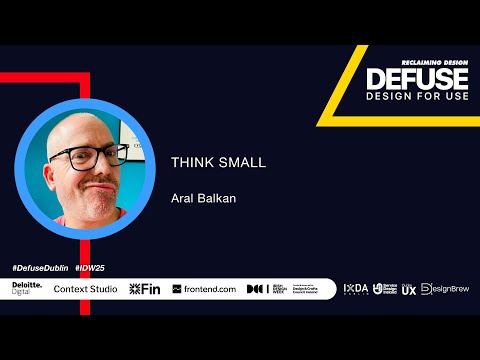 Aral Balkan - Think small