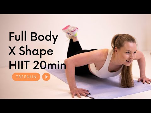 TREENIHAASTE PÄIVÄ 1 - 20 min X SHAPE FULL BODY HIIT - Sanna Laitinen