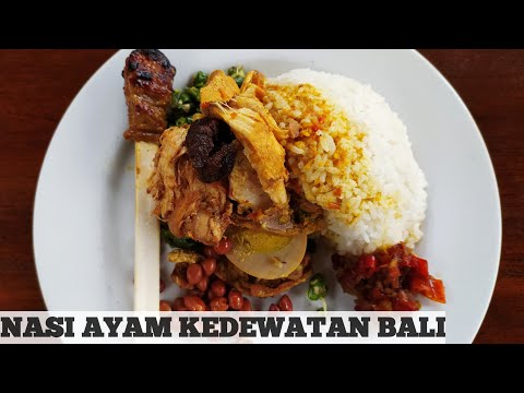 #FOOD VLOGGER - Nasi Ayam Kedewatan Bu Mangku Ubud Gianyar - BALI