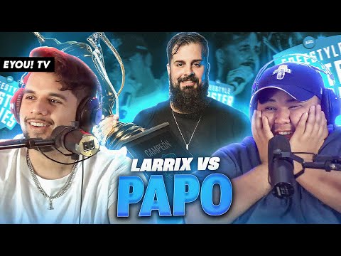 ¡LA PATADA ESTUVO A PUNTO DE QUITARLE EL PRIMER CAMPEONATO! - Reacción a PAPO vs LARRIX - EYOU TV