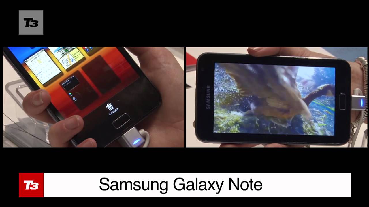Samsung Galaxy Note video - YouTube