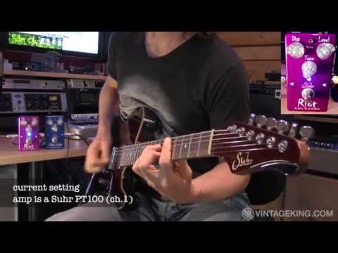 Suhr Riot and Shiba Drive Reloaded, demo by Pete Thorn/Vintage King