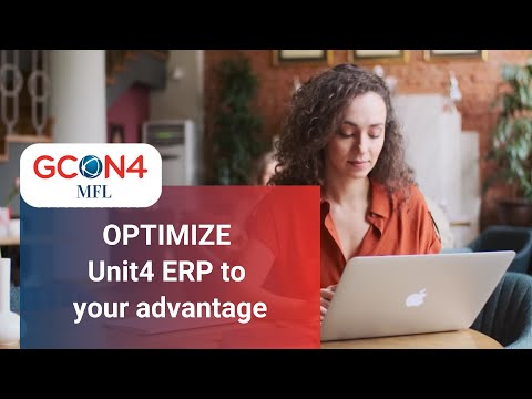Optimize Unit4 ERP to your advantage