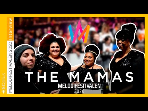 Interview with The Mamas (Melodifestivalen 2020 Final) | Eurovision 2020 Sweden