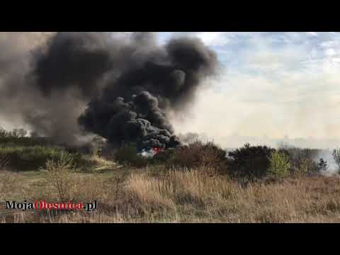 20.04.2019 Pożar przy trasie S8