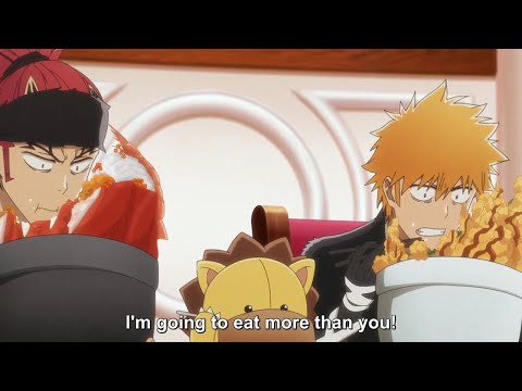 Ichigo and Renji Are Fighting Against Each Other In Eating | Bleach: Sennen Kessen-Hen Episode 9