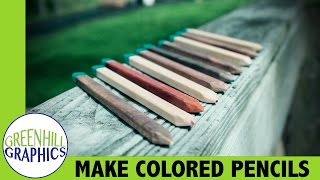 Making Colored Pencils from Scraps