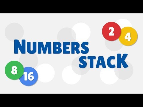 Numbers Stack Video