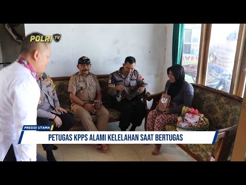 POLRES KEBUMEN KUNJUNGI ANGGOTA KPPS YANG SAKIT