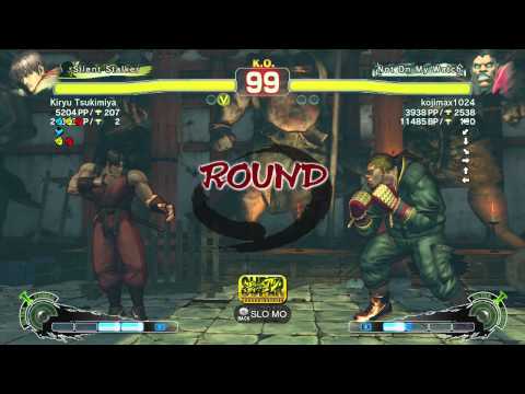 Kiryu Tsukimiya (Guy) vs. Kodzuma (Boxer) - SSFIV AE 2012