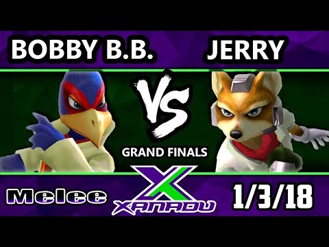 S@X 235 Melee - Bobby Big Ballz (Falco) Vs. Jerry (Fox) - Smash Melee Grand Finals - SSBM