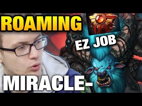Miracle- Roaming with Spirit Breaker Dota 2
