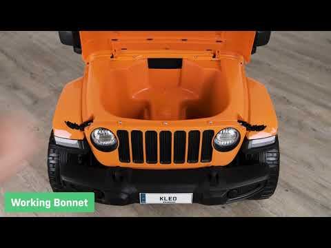 Jeep Wrangler Rubicon 12v Battery Electric Kids Ride On Car With Remote Control