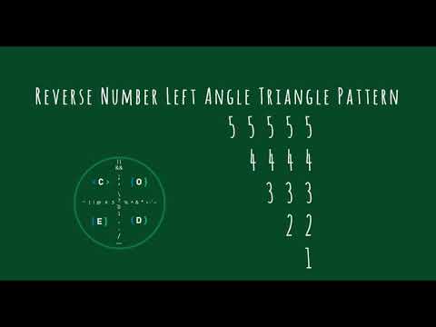 63 Number Left Angle Triangle Pattern Without Any Pre Defined Method Using While Loop In Python