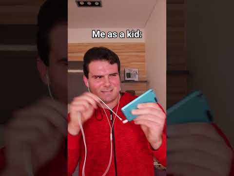 Earphones Today VS When I Was A Kid.