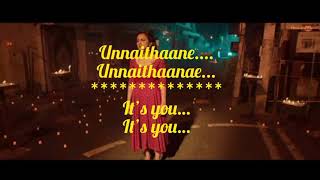 #Unnaithaane santhipaene song with English transla