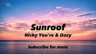 Download lagu Sunroof - Nicky Youre & Dazy (1 min lyrics) mp3