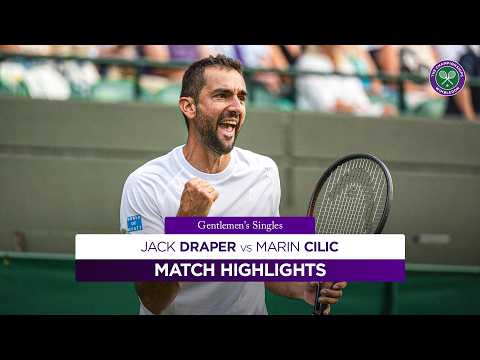 Another seed stunned? | Jack Draper vs Marin Cilic | Highlights | Wimbledon 2025