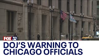 DOJ threatens action against Chicago officials who interfere with immigration orders