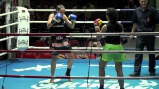 Download Lagu Laura Napolitano (Tiger Muay Thai) vs Nampet Sitnayoknoi @ Patong Boxing Stadium 15/7/2013 Thumbnail