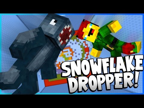 SNOWFLAKE DROPPER! - Minecraft Custom Map! W/AshDerp