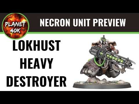 Warhammer 40k Necron Lokhust Heavy Destroyers Preview 9th Edition