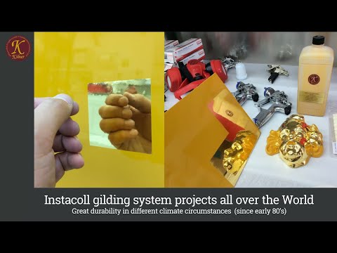 How to use Gold Leaf -  Gilding with the Instacoll system - Tutorial