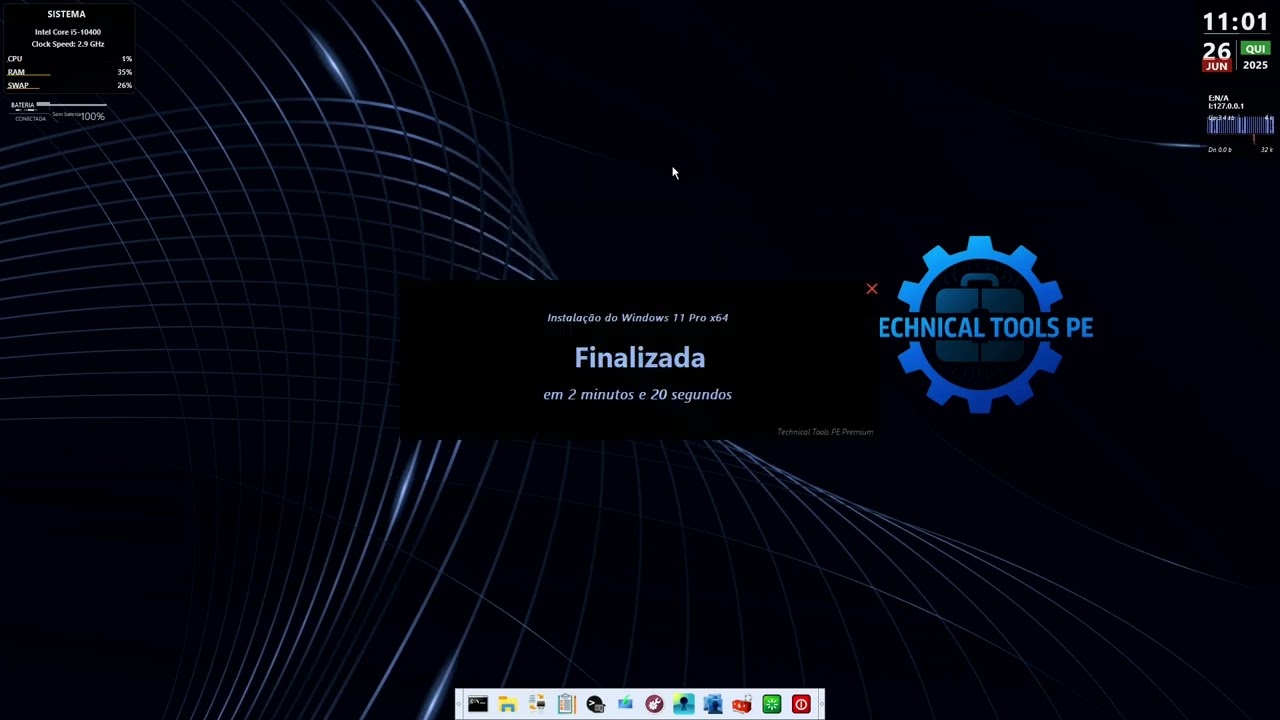Vídeo demonstrativo Technical Tools PE