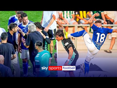 MASS BRAWL between Real Betis and Como in pre-season 🫣🥊