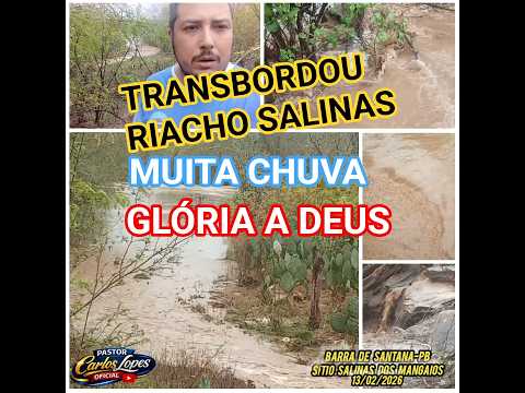 BARRA DE SANTANA-PB SÍTIO SALINAS DOS MANGAIOS CHOVEU BRASILLLLLL