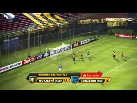 Guaraní 0 - 2 Cruzeiro Copa Libertadores 2011