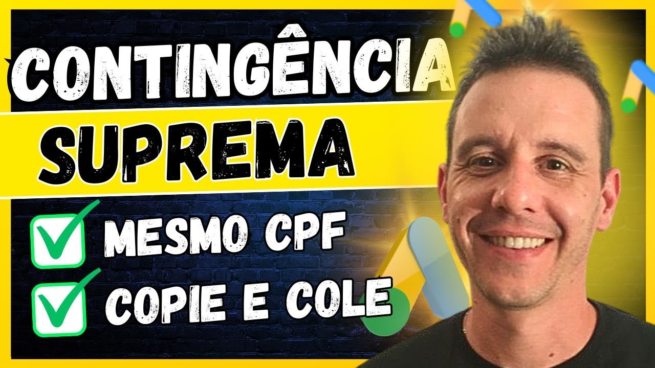 MELHOR Contingência Google Ads Para Afiliados [MESMO CPF]