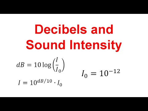 How to Convert Sound Intensity to Decibels (Physics)