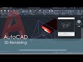 027 AutoCAD 3D Rendering