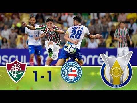 Melhores Momentos -  Fluminense 1 x 1 Bahia - Campeonato Brasileiro - (05/08/2018)