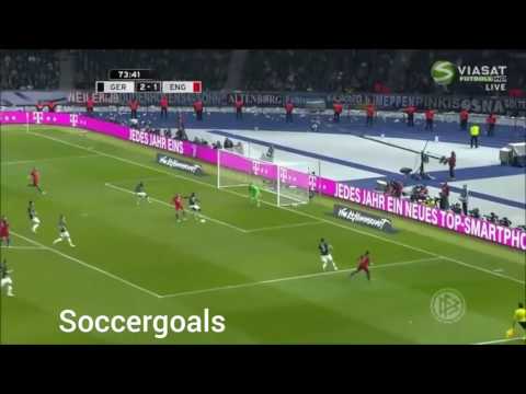 Jamie Vardy backheel goal vs Germany