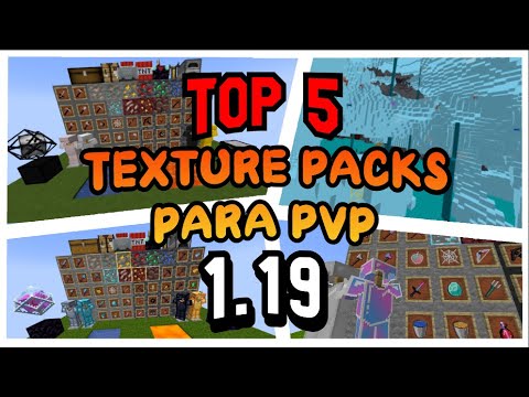 BEST TEXTURE PACKS for MINECRAFT 1.19 PVP - TOP 5 |  diander☕