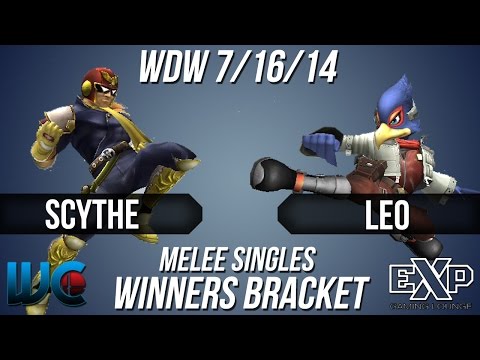 WDW 7/16/14 - Scythe (Falcon) vs Leo (Marth/Falco) Melee Singles Bracket