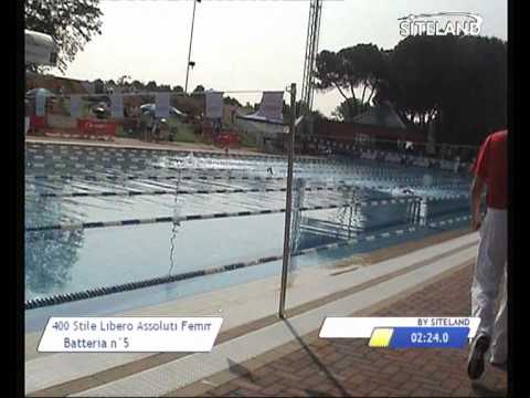 Serie 5 dei 400 Stile Libero  Assoluti Femmine Master - 11 Memorial Andrea Bettiol