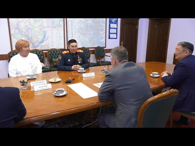 Игорь Кобзев встретился с Героем России Сергеем Степановым