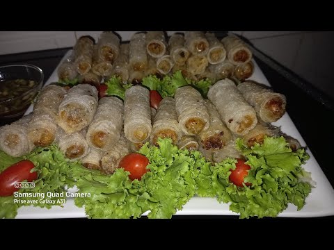 néme poulet et crevettes à ma façon  🍤🍤🍤délicieux