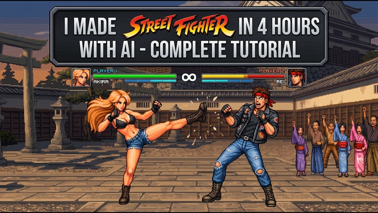 I Made Street Fighter in 4 Hours with AI - Complete Tutorial