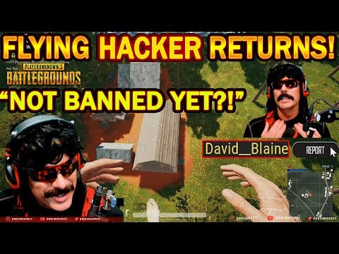 DrDisrespect & VSNZ Killed By FLYING PUBG HACKER! + Spectates & Reports Him!