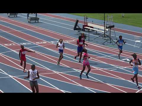 Girls 100m Dash 11-12 Year Old Heat 2 - 44th Annual Northwest Track and Field Classic 2019
