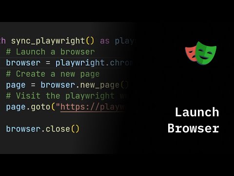 Playwright Python Launch Browser