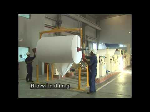 Tissue paper production manufacturing process