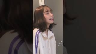 【TikTok】ジャージから透けてる…？♡#short