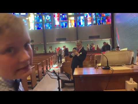 "La Réjouissance" Music for Royal Fireworks, G. Handel; Jimmy Leach, trumpet; Brenda Hayden, organ.