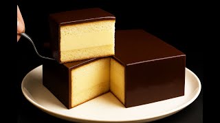 Boston Cream Cake!  One of my favorite cakes!  😋