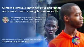 Climate distress, climate-sensitive risk factors, and mental health among Tanzanian youth